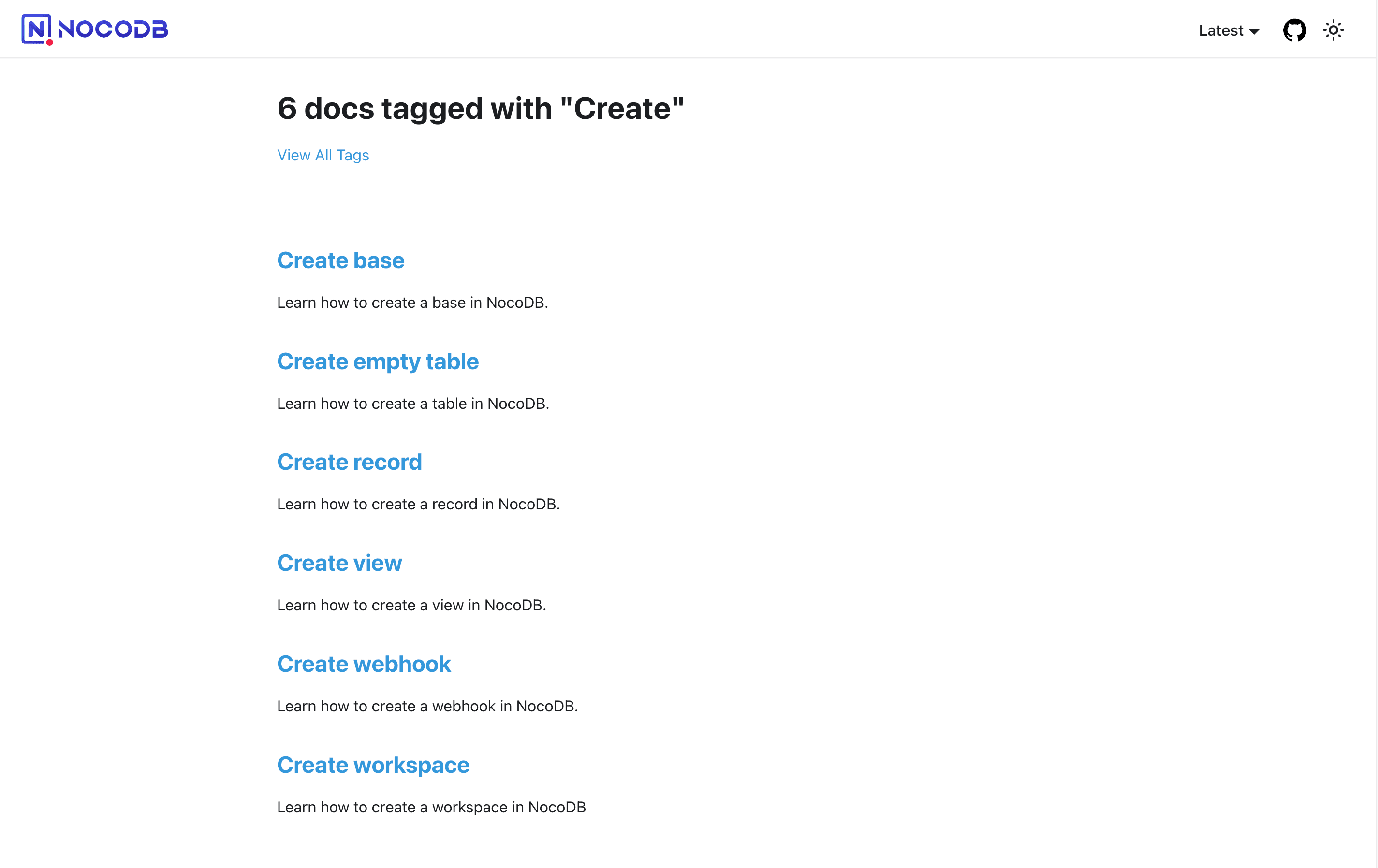 Search by tags