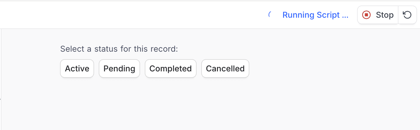Button Input Example