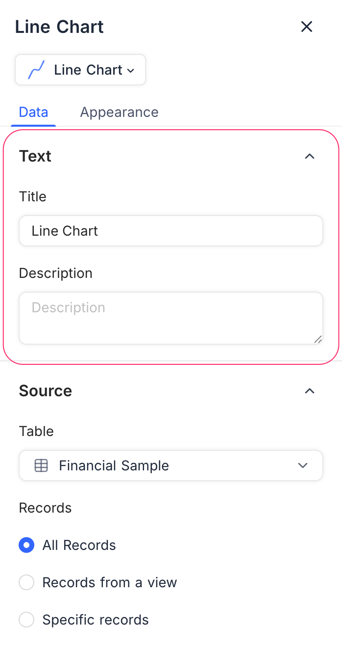 Line Chart Title